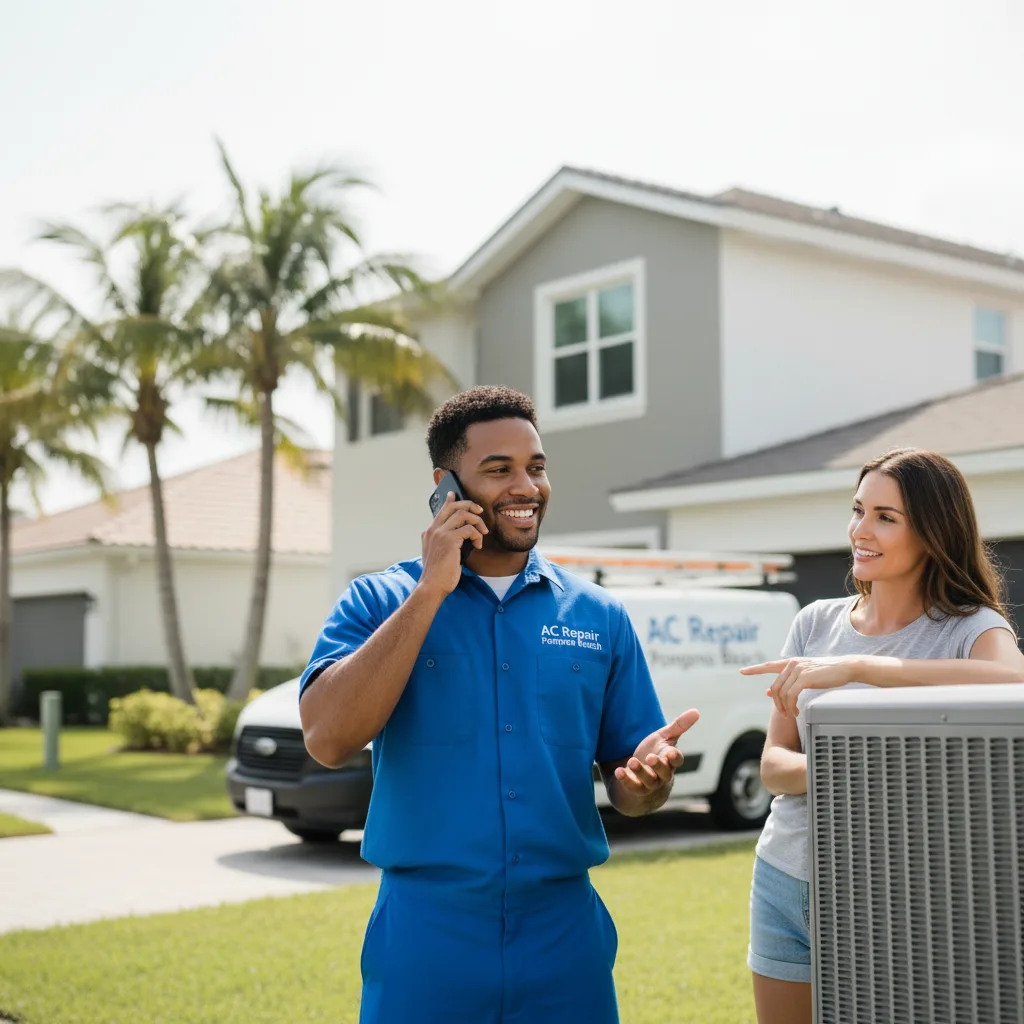 AC Repair Pompano Beach customer support in New Athens